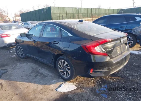 2017 Honda Civic Ex from USA, damaged, VIN 19XFC2F72HE224696
